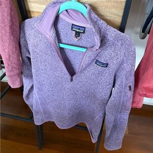 Patagonia Women's Lavender Cowl Neck Sweater